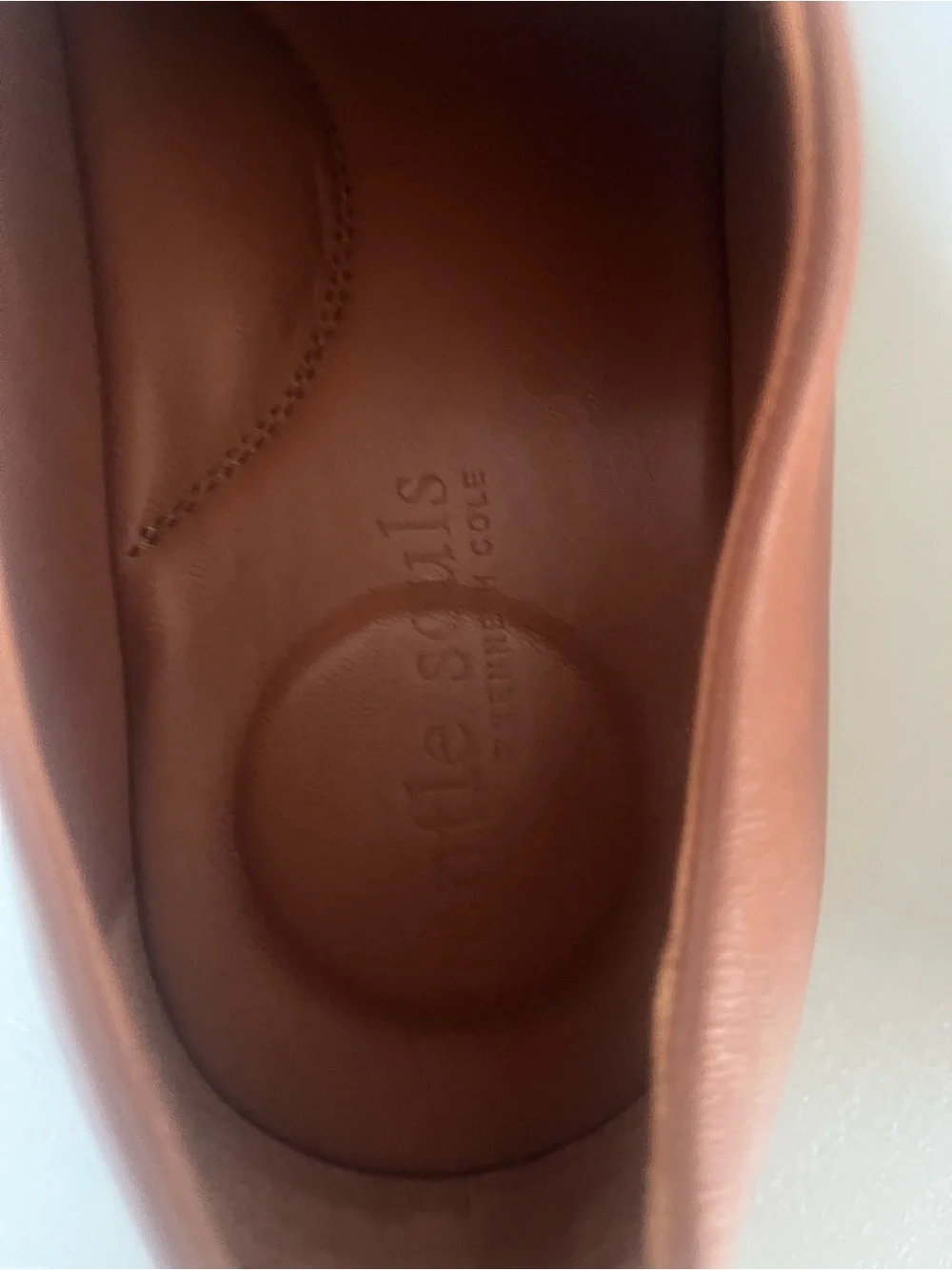 gentle souls Men's Tan Brown Leather Derby Oxfords